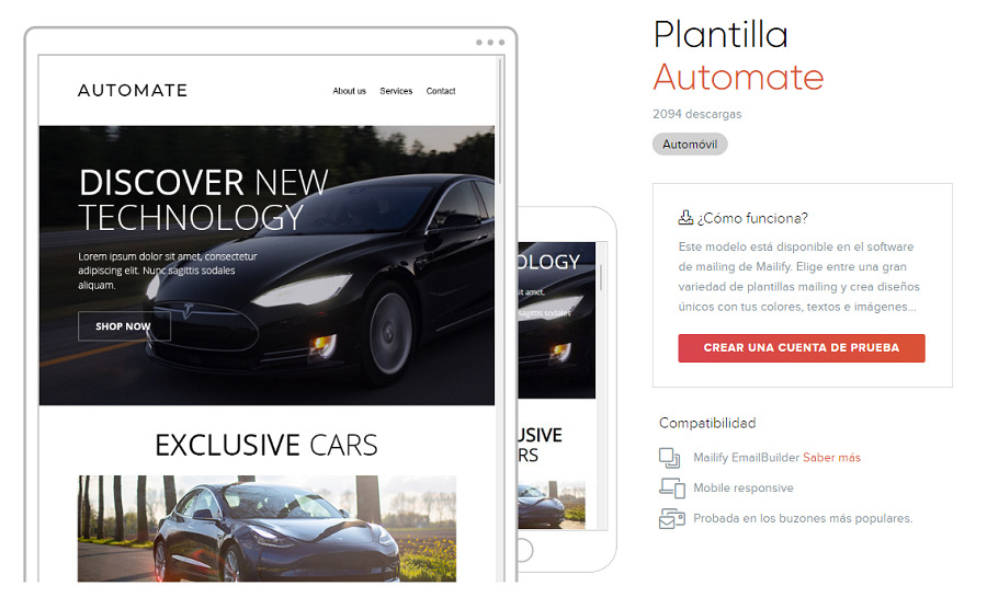 plantilla newsletter coches plantilla newsletter coches