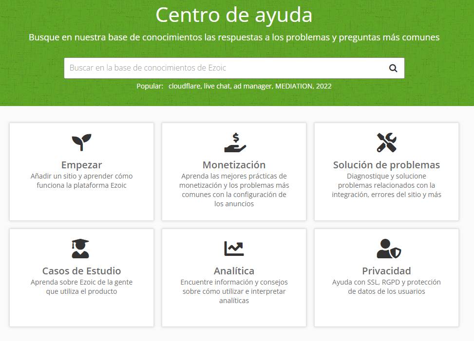 ayuda ezoic ayuda ezoic